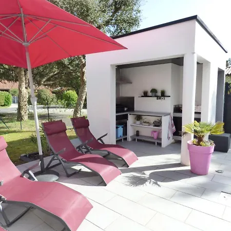 ヴィラ Lucia, Moderne Avec Piscine Temperee, Ping Pong, Proche A Vieux-boucau *