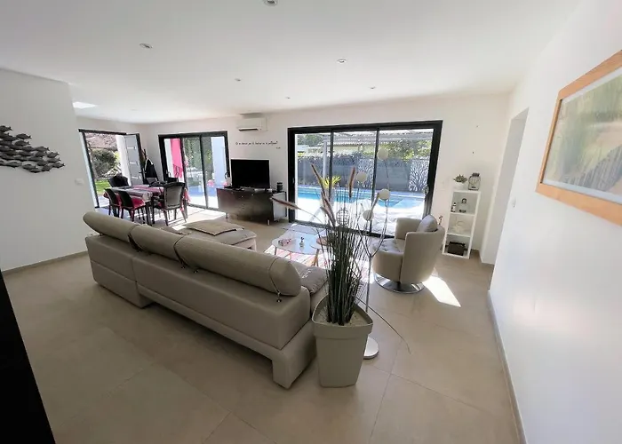 Вилла Lucia, Moderne Avec Piscine Temperee, Ping Pong, Proche A Vieux-boucau *