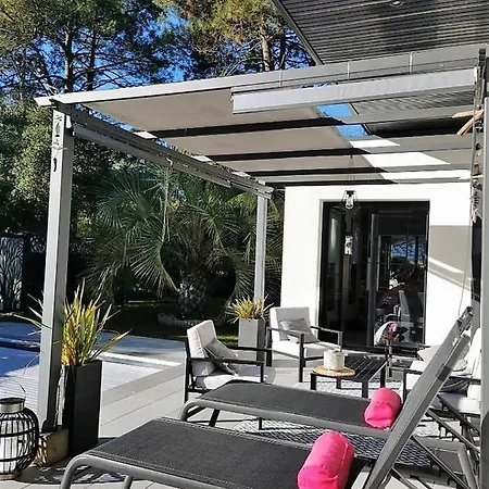 Villa Lucia, Moderne Avec Piscine Temperee, Ping Pong, Proche A Vieux-boucau *